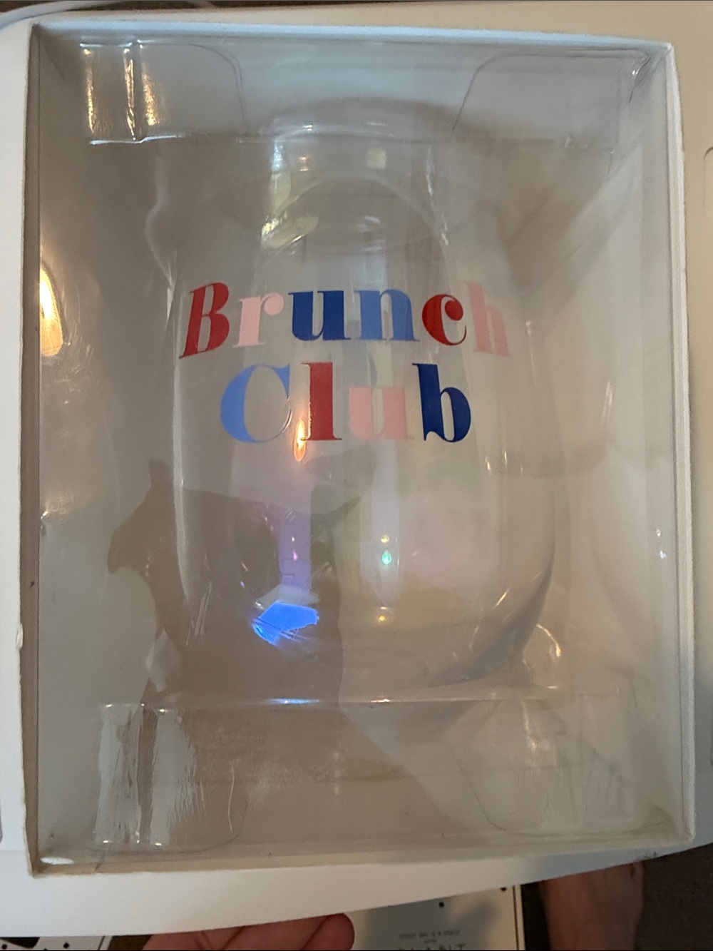 Slant Collection “Brunch Club” Jumbo Stemless 30oz Wine Glass